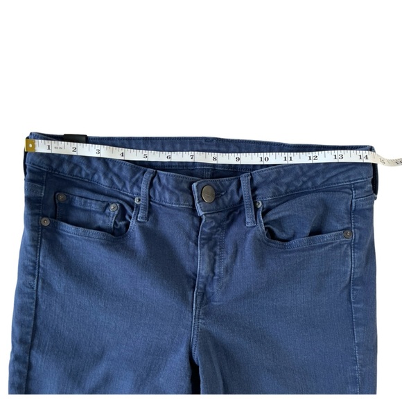 VINCE Skinny Jeans Blue Marine Wash Low Mid Rise Stretch Riley Legging - Size 28 - Picture 5 of 11